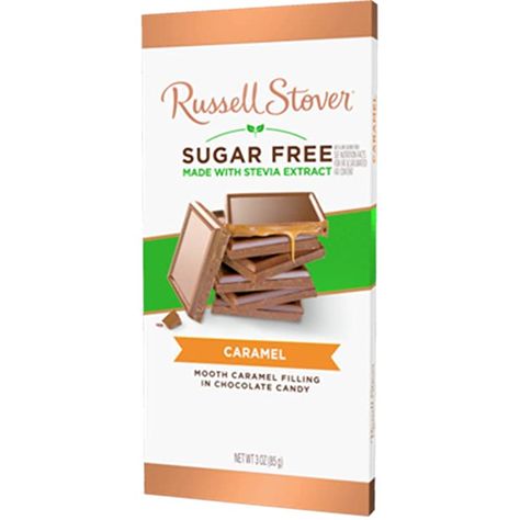 Sugar Free Caramel, Chocolate Almond Milk, Caramel Chocolate Bar, Holiday Bar, Dark Chocolate Truffles, Caramel Bars, Sugar Free Candy, Sea Salt Caramel, Stevia Extract