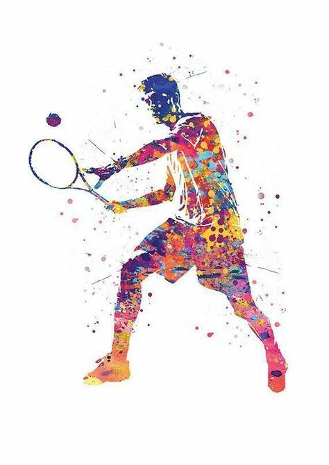 Tennis Art Painting, Sports Illustrations Art, Sports Illustrations Design, Tennis Poster, Tennis Photography, Tennis Pictures, Tennis Posters, Tennis Art, Sculpture Projects