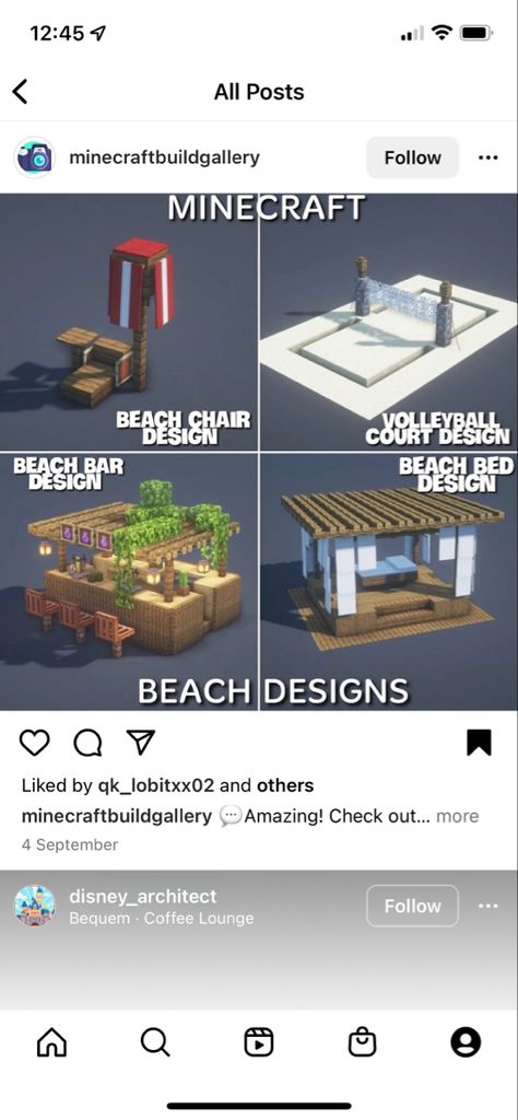 Minecraft Backyard, Minecraft Beach House, Minecraft Decoration, Minecraft Houses Blueprints, Bangunan Minecraft, Minecraft House Plans, Minecraft Modern, Minecraft Cottage, Easy Minecraft Houses