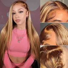 Frontal Hair, Ombre Lace Front, Ombre Highlights, Straight Blonde Hair, Straight Hair Bundles, Ombre Lace, Human Hair Color, Blonde Lace Front Wigs, Frontal Hairstyles