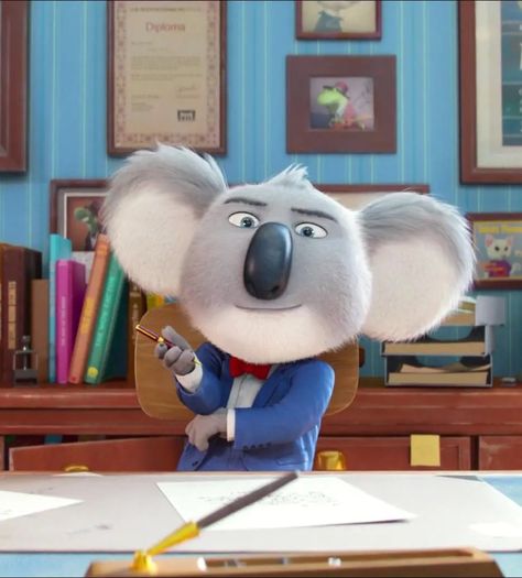 Buster Moon, Illumination Entertainment, Sing Movie, Sing 2, Face Reveal, Theatre Kid, Koala, Walt Disney, Singing