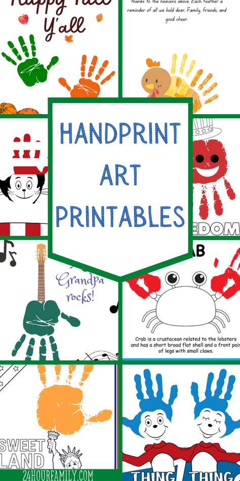 Christian Handprint Crafts, Free Printables For Toddlers, Handprint Art Kids, Handprint Painting, Cursive Worksheets, Free Printable Crafts, Kids Work, Dot Worksheets, Kids Printables