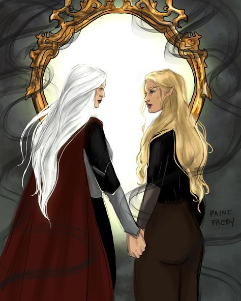 Manon And Aelin Fanart, Manon And Aelin, Aelin And Aedion, Aelin And Manon, Acotar Azriel, Tog Art, Throne Of Glass Quotes, Sjm Universe, Manon Blackbeak