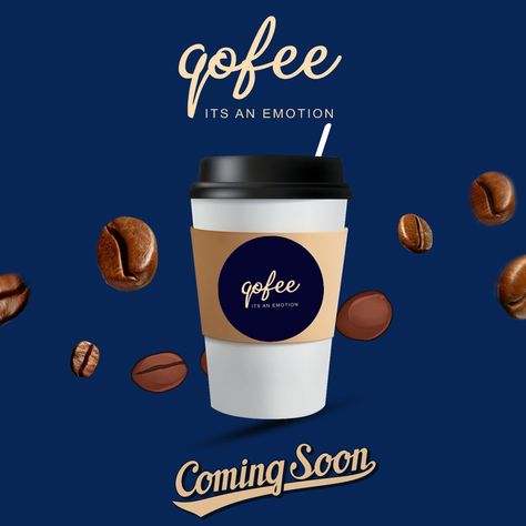 Qofee ITS AN EMOTION.....Coming Soon Enjoy your Cofee #coffee #coffeetime #coffeelover #cafe #coffeeshop #coffeeaddict #tea #foodie #kopi #instagood #coffeegram #coffeeholic #caf #instacoffee #latteart #coffeebreak #chocolate #specialtycoffee #Hitex #qofee Coming Soon Coffee Shop, Coming Soon Cafe, Coffee Barista, Speciality Coffee, Latte Art, Coffee Addict, Coffee Break, Coffee Time, Coffee Lover