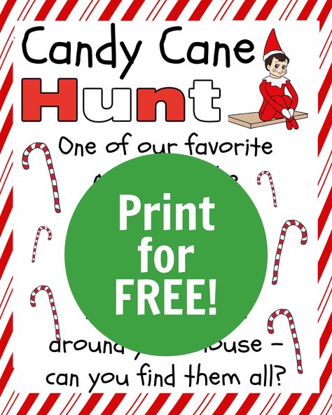 It's the most wonderful time of the year - our Elf on the Shelf is back! If your children love their elf as much as most kids, you have to check out this amazing list of over 100 Elf on the Shelf Printables to print NOW! Elf On The Shelf Games, Candy Cane Hunt, Elf On The Shelf Candy, Candy Cane Scavenger Hunt, Elf On Shelf Printables, Elf On The Shelf Printables, Candy Cane Game, Christmas Bingo Cards, Quiz Buzzfeed