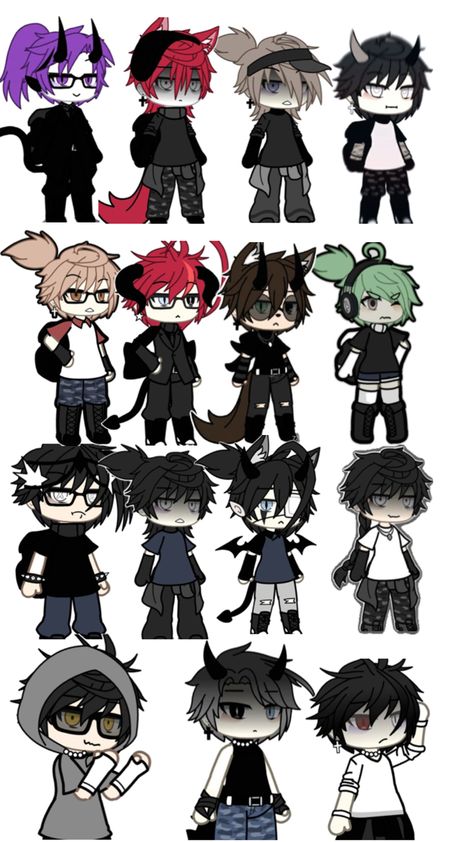 Gacha Club Baggy Outfit, Gacha Boy Outfit Ideas, Gacha Life Oc Ideas Boy, Gacha Life Outfits Boys, Gacha Life Boy Oc, Gacha Club Oc Ideas, Genshin Reference, Gacha Life Boy, Gacha Oc Ideas