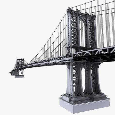 Manhattan Bridge Drawing, Y2k Architecture, Brooklyn Bridge Tattoo, Y2k Yearbook, Bridge Clipart, Nyc Bridge, Bridge Aesthetic, New York Bridge, Royal Status