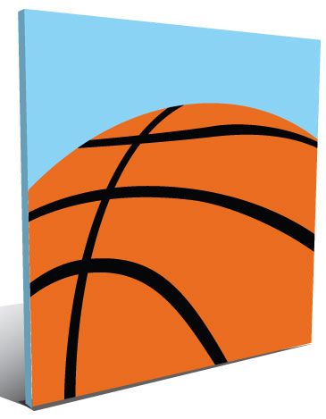 Basketball canvas print. Painting Ideas On Canvas Basketball, Easy Basketball Painting Ideas, Basketball Painting Easy, Basketball Parking Spot Painting, Basketball Acrylic Painting, Basketball Painting Ideas, Basketball Canvas Painting, Basketball Painting, Basketball Canvas