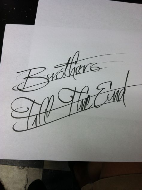 brothers tattoo Brother From Another Mother Tattoo, Brother Quotes Tattoo, Brother And Brother Tattoos, Brotherhood Tattoo Men, Brother Tattoo Ideas Guys, Friendship Tattoos Men, Matching Brother Tattoos For Men, Brother Tattoos For Men, Brothers Tattoo For Men