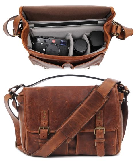 Brown Leather Messenger Bag, Bags 2014, Dslr Photography Tips, Camera Backpack, Dslr Photography, Leather Camera Bag, Photography Gear, Camera Gear, Photography Equipment