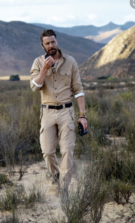 Men’s Safari Outfit, Men Safari Outfit, Mens Safari Outfit, Safari Outfit For Men, Berthil Espegren, Africa Safari Clothes, Halloween Hombre, Africa Outfits, Safari Outfit