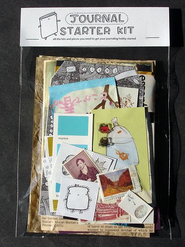 Junk Journal Starter Kit, Illustrated Journal, Weird Girl, Sticker Business, Art Zine, 2022 Art, Zine Design, Girl Crafts, Journaling Kits