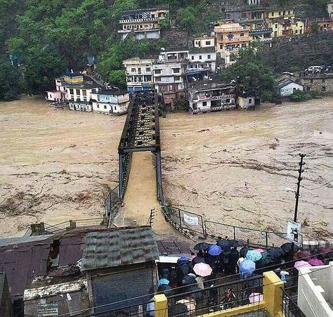 Natural Disaster Flood - Uttrakhand Natural Disasters Activities, Natural Disasters Floods, River Bank, Himachal Pradesh, Times Of India, Water Damage, English Grammar, Natural Disasters, Nature Pictures