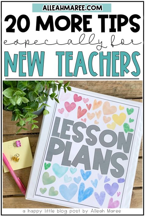 20 More Tips for New Teachers — Alleah Maree First Week Of School Activities, Planning School, Classroom Organization Elementary, Toddler Teacher, Teaching Organization, Teacher Must Haves, First Year Teaching, Classroom Tips, First Week Of School