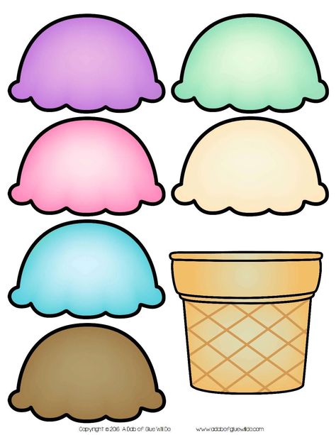 This Pin was discovered by Marina. Discover (and save!) your own Pins on Pinterest. Ice Cream Scoop Template, Cone Template, Ice Cream Crafts, Paper Dolls Diy, Ice Cream Scoops, Paper Toys Template, Paper Doll Template, Kraf Diy, Paper Animals