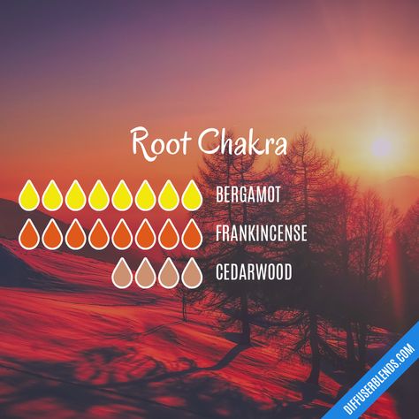 Root Chakra — Essential Oil Diffuser Blend Witchy Oils, Candle Recipes, Scent Blends, Fragrance Blends, Essential Oil Combinations, Doterra Essential Oils Recipes, Essential Oil Diffuser Blends Recipes, Essential Oil Remedy, Wallpaper Shelves