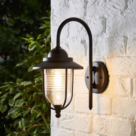 Wall Lanterns, Vintage Lanterns, Lantern Wall, Direct Lighting, Vintage Nautical, Outdoor Wall Lantern, Filament Bulb, Wall Lantern, Porch Lighting