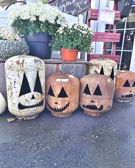 Just put out the LAST of our propane pumpkins! If you were hoping to snag one for your porch now is the time! Open today until 6pm!