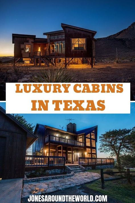 TOP 15 Luxury Cabins in Texas To Rent in 2023 Cabins In Texas, Airbnb Apartment, Luxury Cabins, Texas Lakes, Luxury Log Cabins, Go Glamping, Fredericksburg Texas, Family Cabin, Places To Rent