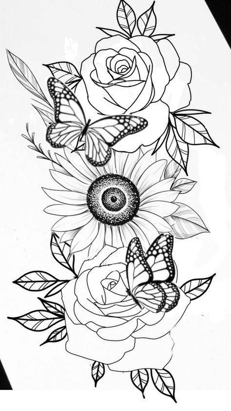 Butterfly Half Sleeve Tattoo For Women, Forearm Tattoo Women Drawing, Tattoo Design Drawings Forearm, Unique Half Sleeve Tattoos For Women Stencil, Roses And Butterfly Tattoo Design, Sleeve Stencils Tattoo Designs Women, Arm Sleeve Tattoos For Women Stencil, Half Sleeve Tattoos Sketches For Women, Half Sleeve Tattoos For Women Stencil