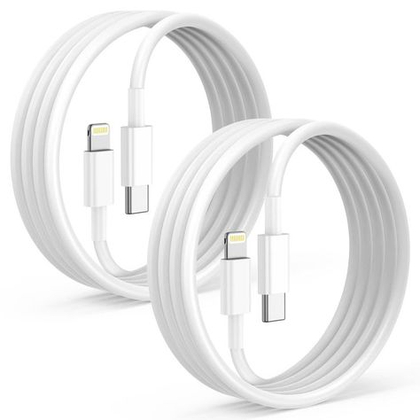 2Pack for Apple iPhone 12 13 Fast Charger Cable 6ft [Apple MFi Certified], USB Type C to Lightning Cable 6 Foot Apple iPhone Iphone Charger Cord, Cable Iphone, Charger Cord, All Iphones, Charging Cord, Iphone Charger, Lightning Cable, Fast Charger, Phone Charging