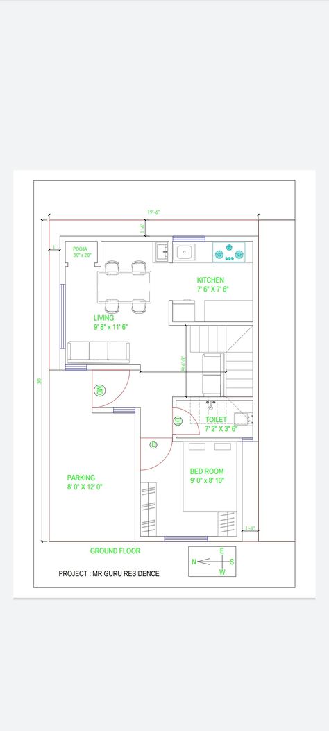 Simple and best house plan for west facing West Facing Plan, West Face House Plan, 20×30 House Plan, West Facing House Plan, 20x30 House Plans, West Facing House, House Plan, House Plans, Floor Plans