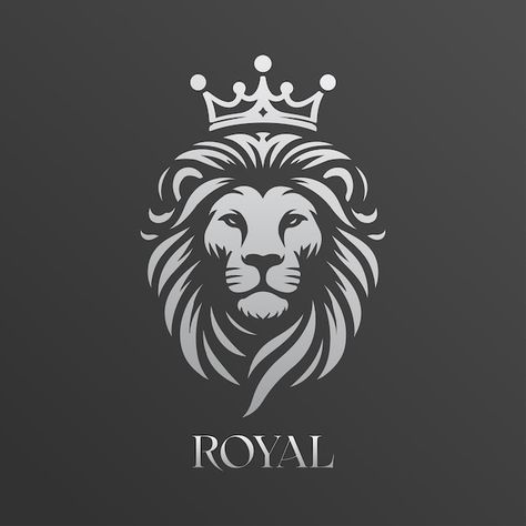 Lion Pattern Design, Royal Branding Design, Gold Lion Logo, Lion Logo Royal, Lion Logo Design Graphics, Aslan Wallpapers, Royal Logo Design, Lion Graphic Design, Lion Logo Design