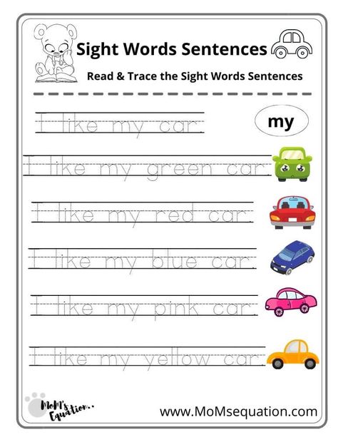 What are sight words? How to use sight words to form a sentence? Kids can learn and trace the sight word sentences easily with the sight words worksheets pdf. Sight Words Sentences Worksheets, Tracing Sight Words Free, Writing Sight Words Kindergarten, Preschool Writing Sentences, Cvc Words Tracing Worksheets, Sight Words Writing Worksheets, Writing Sentences Worksheets Kindergarten, Trace And Write Sentences, Trace Words Worksheets