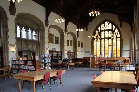 Knox College Library (University of Toronto) | by Can Pac Swire University Of Toronto Library, Romanticize University, University Of Toronto Aesthetic, University Of Toronto Campus, Library Aesthetics, Knox College, Toronto Library, Uni Aesthetic, Indoor Shoot