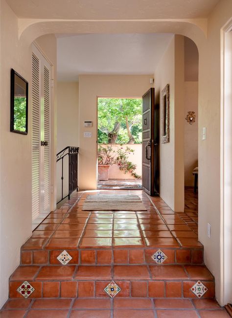 https://www.redfin.com/CA/Santa-Barbara/4035-Ramitas-Rd-93110/home/21583961?utm_source=ios_share&utm_medium=share&utm_nooverride=1&utm_content=link Mexican Flooring, Mexican Floor Tiles Spanish Style, Traditional Indian Flooring, Mexican Tile Floor Bedroom, Red Spanish Tile Floor, Spanish Floor Tile, Living Room Indian, Mexico House, Indian Home Interior