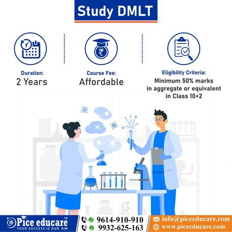 Study DMLT (Diploma in Medical Lab Technology) Top paramedical colleges in West Bengal Affordable course fees Admission Helpline: +91-9614910910 / 9932625163 #dmlt #DiplomaInMedicalLabTechnology #ParamedicalCollege #ParamedicalCourses #PiceEducare Paramedical Courses, Medical Lab, West Bengal, Nursing, Lab, Medical, Technology