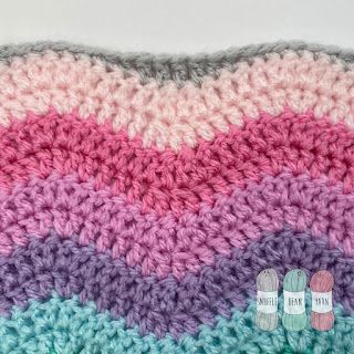 How to Crochet Straight Edges on a Ripple Stitch Blanket - Snufflebean Yarn 1 Row Repeat Crochet Patterns, Ripple Stitch Blanket, Crochet Straight Edges, Ripple Afghan Pattern, Ripple Crochet, Crochet Ripple Pattern, Ripple Blanket, Ripple Afghan, Double Crochet Decrease