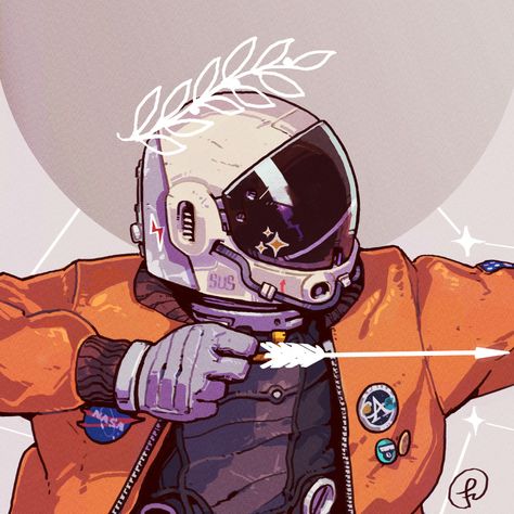 ArtStation - APOLLO Space Suit, In Space, Art