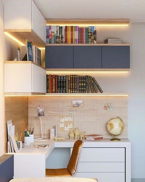 Home Office Layouts, Small Home Offices, Desk Organization Office, Office Layout, Small Room Design, Room Design Bedroom, Home Office Setup, Home Office Organization, Trendy Home