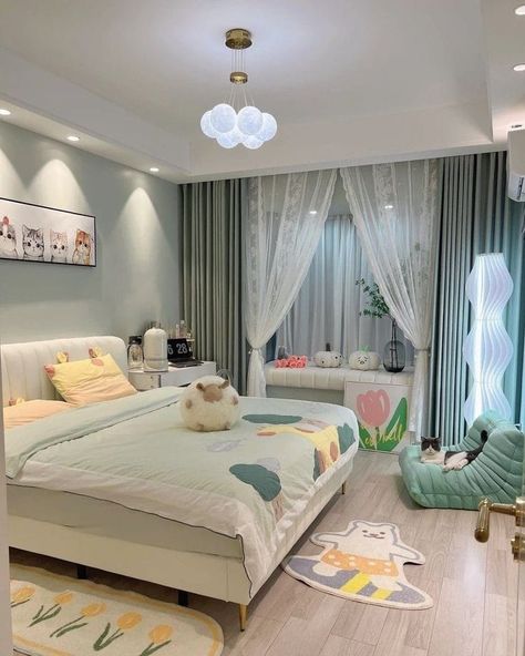 Bedroom decor Comfortable Bedroom Decor, Small Room Design Bedroom, Interior Design Your Home, Dream Apartment Decor, Study Room Decor, Bedroom Decor Design, Small Room Design, Cozy Room Decor, Minimalist Room