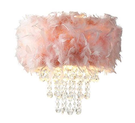 Feather Chandelier, Pendant Light Shades, Contemporary Chandelier, Pink Feathers, Drum Pendant, Chandelier Style, Feather Pendant, Ceiling Rose, Everything Pink