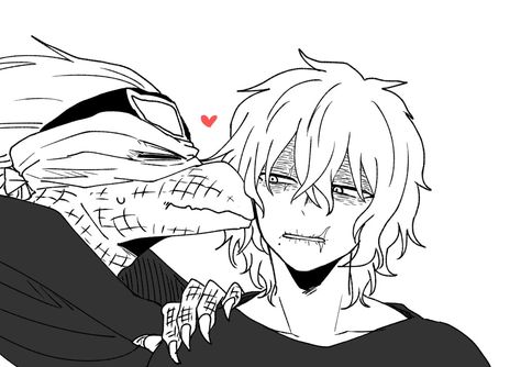 Spinner And Shigaraki, Shigaraki X Spinner, Spinner X Shigaraki, Dabi Tattoo, Memes Bnha, Tomura Shigaraki, Hero Academia Characters, Cute Comics, Anime Ships