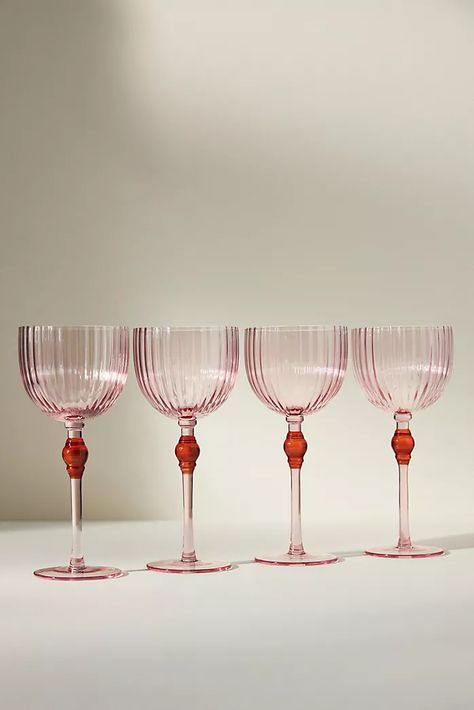 *affiliate link Pretty Glassware, Elegant Glassware, Pink Glassware, Cool Restaurant, Crystal Glassware, Vintage Eclectic, Cocktail Glasses, Cute Little Things, Design Student