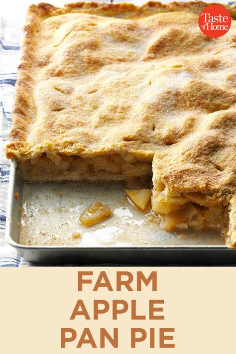 Pan Apple Pie, Desserts Potluck, Slab Pie Recipes, Apple Slab Pie, Apple Desserts Easy, Apple Pie Bars, Farah Diba, Potluck Desserts, Slab Pie