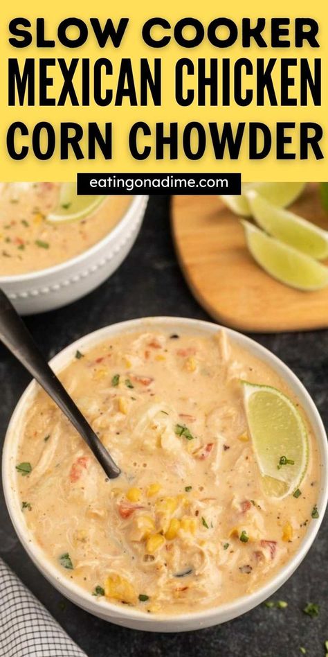 Aztec Chicken Chowder, Fall Food Recipes Soup, Soups And Chowders Comfort Foods, Creamy Chicken Corn Chowder Crock Pot, Spicy Corn Chowder Crockpot, Keto Chicken Corn Chowder, Mexican Corn White Chicken Chili, Southwest Chicken Chowder, Spicy Chicken Corn Chowder Soup