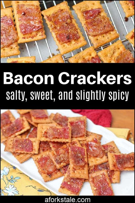 Boat Appetizers, Candied Bacon Crackers, Bacon Crackers, Bacon Cracker, Crackers Appetizers, Hot Apps, Cracker Recipe, Comfort Recipes, Sweet Easy