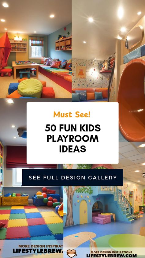 Explore 50 creative Kids Playroom Ideas that can transform any corner of your home into a magical play space for children to enjoy. From colorful storage solutions to interactive play zones and themed decorations, this guide offers a plethora of inspiration. Don't just stick to standard layouts, find unique designs that suit any space, foster learning, and keep kids entertained and engaged. If you're looking to make playtime more fun and organized, these ideas are a perfect fit for your kids’ enjoyment and development. Paint Ideas For Playroom, Melissa And Doug Playroom, Boy Playroom Ideas Toddler, Children Playroom Ideas, Activity Room For Kids, One Year Old Playroom, Couch In Playroom, Playroom Ideas Minimalist, Play Table Ideas