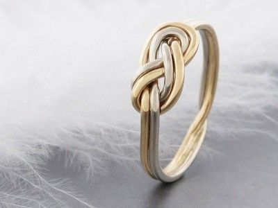 Heart Beat Ring, Knot Rings, Infinity Knot Ring, Infinity Knot, Promise Ring For Her, Alternative Engagement Ring, Gold Jewelry Stores, Jewelry Knots, Gold Rings Fashion