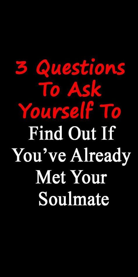 Your soul already knows the answer to the question “Is he my soulmate?”, but unfortunately we often get too caught up in the wrong thoughts […] READ MORE #Dating #Relationship #Feelings #LoveTips #Communication #DatingandRelationship #Advice #RelationshipGoals #RelationshipProblems Is He My Soulmate, Relationship Feelings, Soulmate Signs, Meeting Your Soulmate, Questions To Ask Yourself, My Soulmate, Finding Your Soulmate, Love Advice, Love Tips