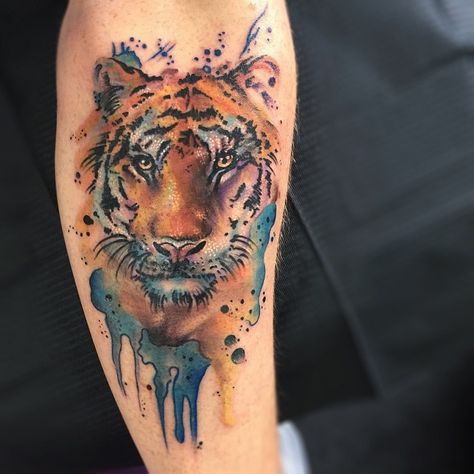 Tiger Tattoo Designs, Star Tattoo Meaning, Black And Grey Tattoos For Men, Dragon Tattoo Meaning, Skin Color Tattoos, Black And Grey Tattoos Sleeve, Colour Tattoo For Women, Tattoo Website, Watercolor Tiger