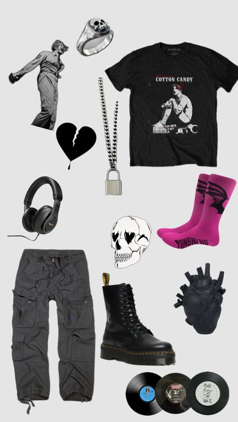 Yungblud concert outfit #yungblud Yungblud Concert Outfit, Yungblud Concert, Consert Outfits, Emo Outfit Ideas, Emo Outfit, Concert Outfit Inspo, Emo Outfits, Style Change, My Chemical