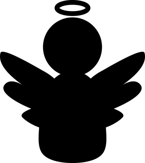 Angel, Cherub, Good Angel Sillouhette, Angel Svg, Angel Silhouette, Fantasy Angel, Angel Vector, Guardian Spirit, Prince Of Darkness, Angel Cherub, Angel Images