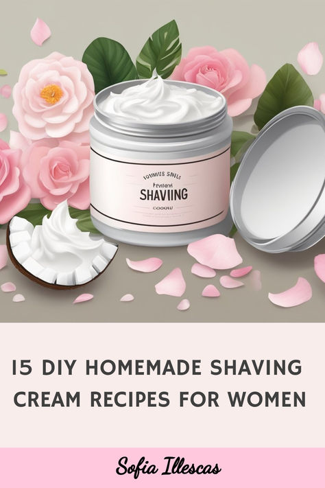 15 DIY Homemade Shaving Cream Recipes for Women Homemade Shaving Cream For Women, Diy Shave Cream, Diy Shaving Cream For Women, Shaving Cream For Women, Diy Shaving Cream, Homemade Shaving Cream, Castille Soap, Silky Smooth Skin, Home Remedies For Skin