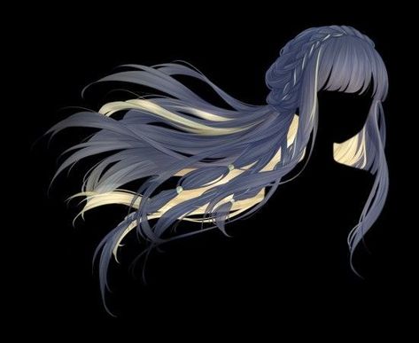 Anime Hairstyles Female Hair Reference, Long Hairstyles Anime, Love Nikki Hair, Sunkissed Hair Brunette, Κούρεμα Bob, Anime Long Hair, Sun Kissed Hair, Pelo Anime, Hair Growth Spray