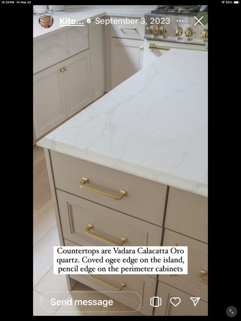 Kitchen Counter Edges, Ogee Edge Countertop, Counter Edges, Ogee Edge, Hard Surface, Counter Top, Kitchen Counter, Countertops, Abc